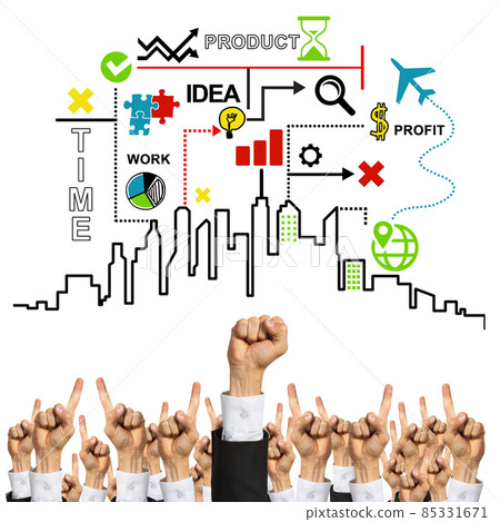Business and teamwork concept Business and teamwork concept 85331671