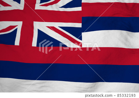 Flag of Hawaii in 3D rendering 85332193