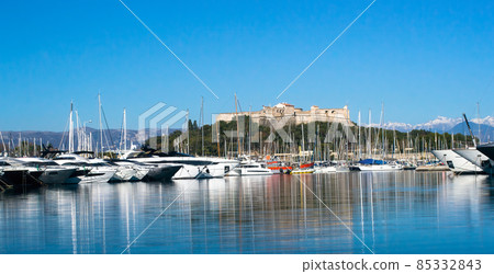 Fort Vauban and marina in Antibes Fort Vauban and marina in Antibes 85332843