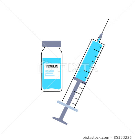 Insulin ampoule concept Insulin ampoule concept 85333225