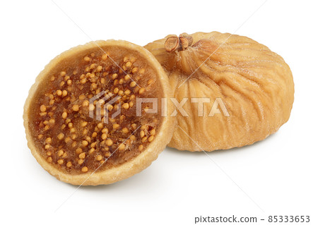 dried fig isolated on white background with clipping path and full depth of field dried fig isolated on white background with clipping path and full depth of field 85333653