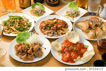 Chinese food gathering 85334157