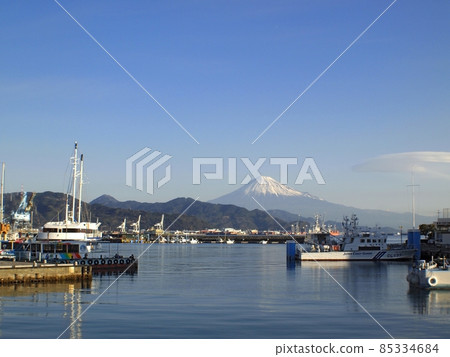 <靜岡清水> 從清水港看到的富士山 <靜岡清水> 從清水港看到的富士山 85334684