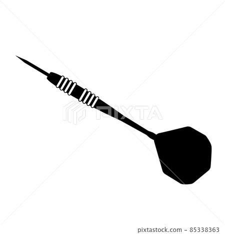 Dart icon on white background. Darts game sign. flat style. Dart icon on white background. Darts game sign. flat style. 85338363