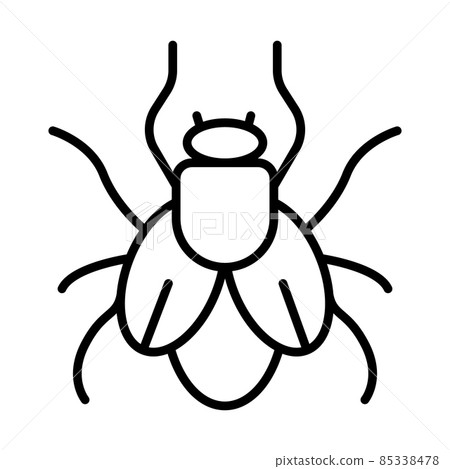 Fly Outline Icon Animal Vector Fly Outline Icon Animal Vector 85338478