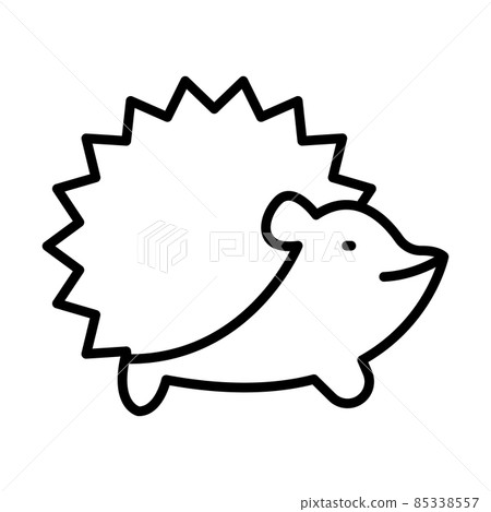 Hedgehog Outline Icon Animal Vector Hedgehog Outline Icon Animal Vector 85338557