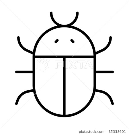 Ladybug Outline Icon Animal Vector Ladybug Outline Icon Animal Vector 85338601