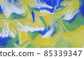 Blue stripes on a white background with gold flecks of yellow. 85339347