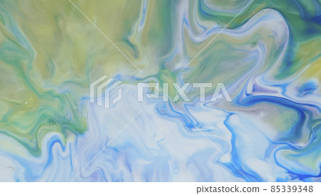 Blue stripes on a white background with gold flecks of yellow. Blue stripes on a white background with gold flecks of yellow. 85339348