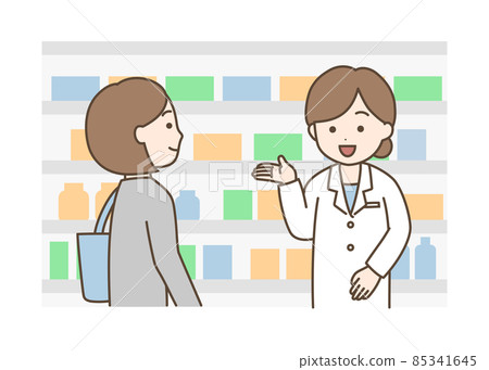 Drugstore pharmacy pharmacist over-the-counter drug OTC 85341645