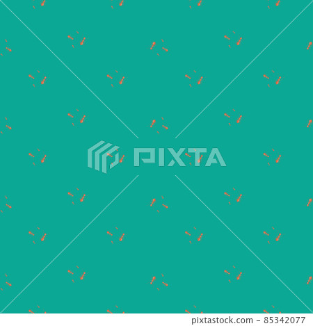 Ants seamless pattern. Insects on colorful background. Vector illustration for textile 85342077