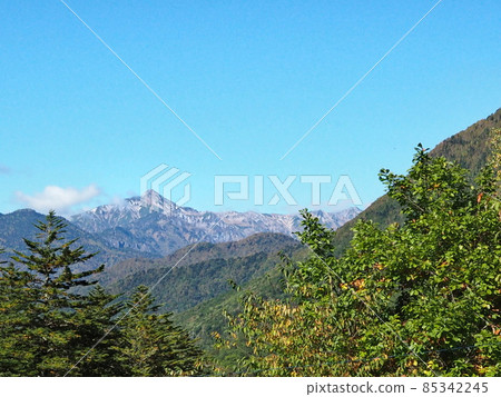 Kasagatake seen from Hirayu Onsen town 85342245