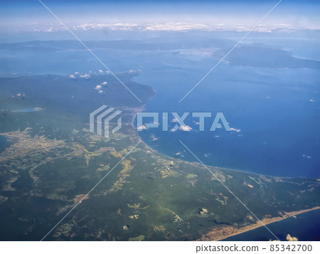 Mutsu-Shimokita Peninsula-Tsugaru Straits-Hakodate Aerial Photo Tsugaru Strait, Japan Mutsu-Shimokita Peninsula-Tsugaru Straits-Hakodate Aerial Photo Tsugaru Strait, Japan 85342700