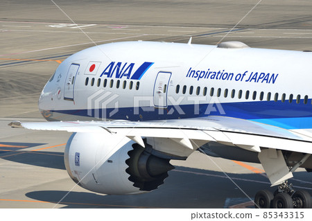 All Nippon Airways (ANA) airliner taxiing 85343315
