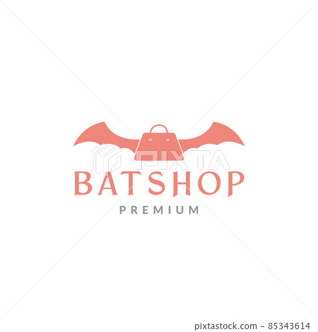 shopping bag with bat wings logo design vector graphic symbol icon sign illustration creative idea shopping bag with bat wings logo design vector graphic symbol icon sign illustration creative idea 85343614