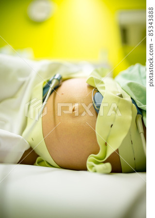 Pregnant woman undergoing prenatal tests Pregnant woman undergoing prenatal tests 85343888