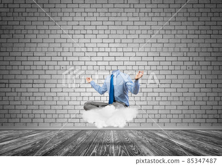Businessman without head Businessman without head 85347487