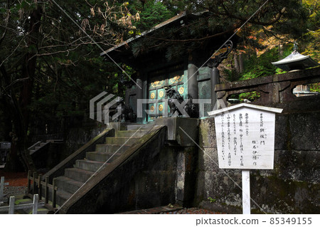 Nikko Toshogu castle gate Nikko Toshogu castle gate 85349155