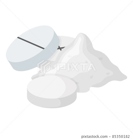 Medicinal drug product for disease treatment, concept icon pharmacological medical antibiotic capsule flat vector illustration, isolated on white. Medicinal drug product for disease treatment, concept icon pharmacological medical antibiotic capsule flat vector illustration, isolated on white. 85350182