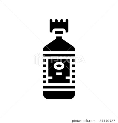 water bottle glyph icon vector illustration - Stock Illustration ...