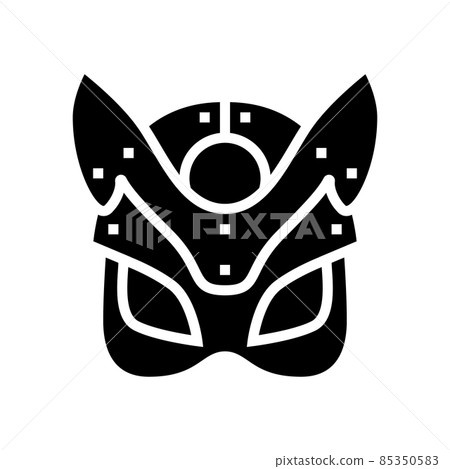 mask sex toy glyph icon vector illustration 85350583