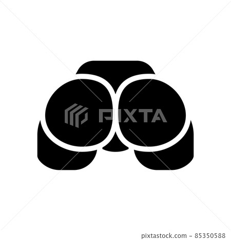butt sex toy glyph icon vector illustration 85350588