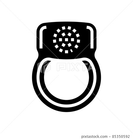 ring sex toy glyph icon vector illustration ring sex toy glyph icon vector illustration 85350592