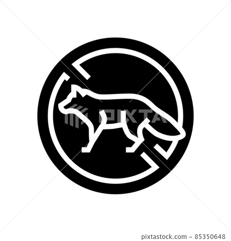 fox control glyph icon vector illustration fox control glyph icon vector illustration 85350648