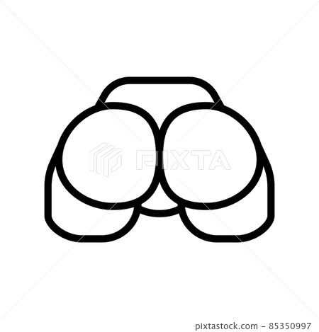butt sex toy line icon vector illustration 85350997