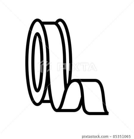 ribbon silk line icon vector illustration ribbon silk line icon vector illustration 85351065