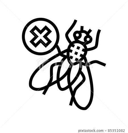 fly control line icon vector illustration fly control line icon vector illustration 85351082