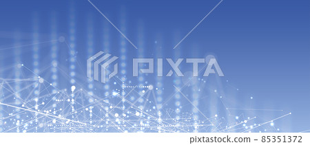 Quantum processing. Deep learning artificial intelligence. Future new technology for business or science presentation Quantum processing. Deep learning artificial intelligence. Future new technology for business or science presentation 85351372