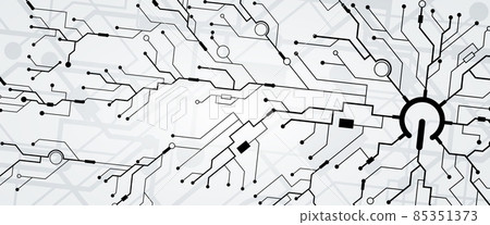 Quantum processing. Deep learning artificial intelligence. Future new technology for business or science presentation Quantum processing. Deep learning artificial intelligence. Future new technology for business or science presentation 85351373