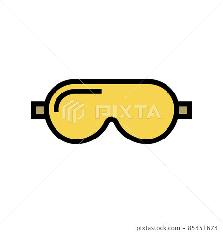 sleep mask silk color icon vector illustration sleep mask silk color icon vector illustration 85351673