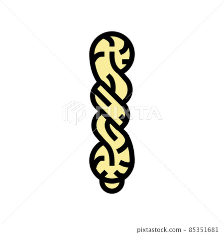 thread fiber silk color icon vector illustration thread fiber silk color icon vector illustration 85351681