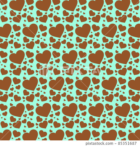 Simple and cute heart pattern Simple and cute heart pattern 85351687