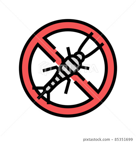 silverfish treatment color icon vector illustration silverfish treatment color icon vector illustration 85351699