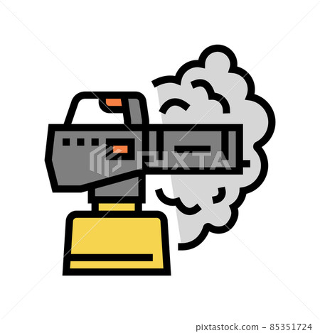 fogging against flying pests color icon vector illustration fogging against flying pests color icon vector illustration 85351724