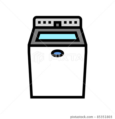 ice maker electric equipment color icon vector illustration 85351803
