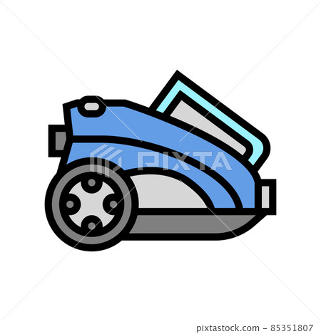 vacuum cleaner domestic clean equipment color icon vector illustration 85351807