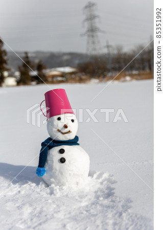 戴著鬥帽的雪人 戴著鬥帽的雪人 85351992