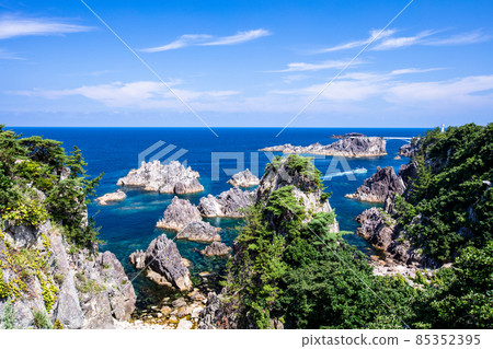 [Niigata Prefecture] Sado City Senkakuwan Marine Park Summer 85352395