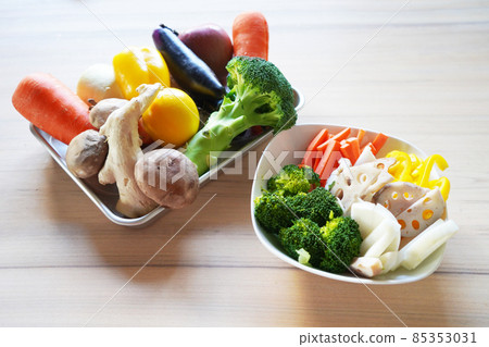 色彩鮮豔的蔬菜 色彩鮮豔的蔬菜 85353031