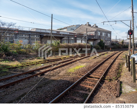 Scenery from Nakanocho Station of Choshi Electric Railway Scenery from Nakanocho Station of Choshi Electric Railway 85353079