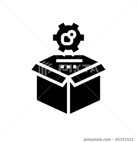 production process glyph icon vector illustration production process glyph icon vector illustration 85353525