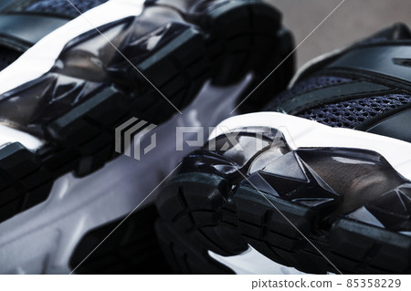 Gel inserts for cushioning on the sole of ultra-modern sports sneakers Gel inserts for cushioning on the sole of ultra-modern sports sneakers 85358229