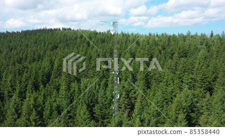 Station atmospheric science research drone aerial weather meteorology international Bily Kriz sunshine pyranometer, mountain spruce eddy covariance, measurement solar radiation scientific 85358440