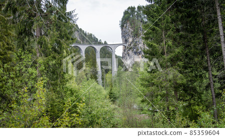 Landwasser Viaduct railroad bridge, Switzerland Landwasser Viaduct railroad bridge, Switzerland 85359604