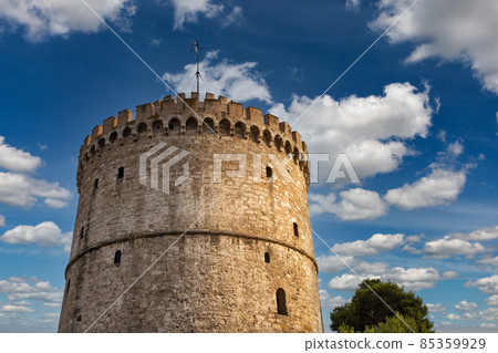White Tower in Thessaloniki, Greece. 85359929