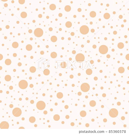 Tender hygge polka dot in random order seamless pattern vector illustration, decorative texture of round circles in random order, simple repeat ornament Tender hygge polka dot in random order seamless pattern vector illustration, decorative texture of round circles in random order, simple repeat ornament 85360378